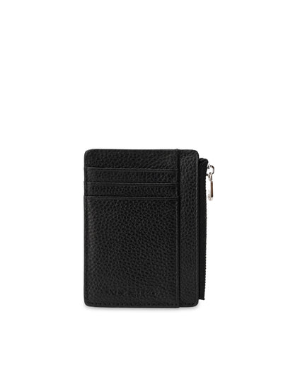 Mocha Mia Leather Coin Card Holder- Black | Mocha Australia