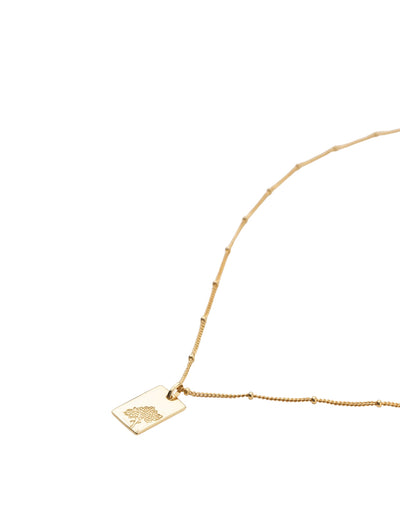 Elly Lou May Flower Necklace - Gold | Mocha Australia