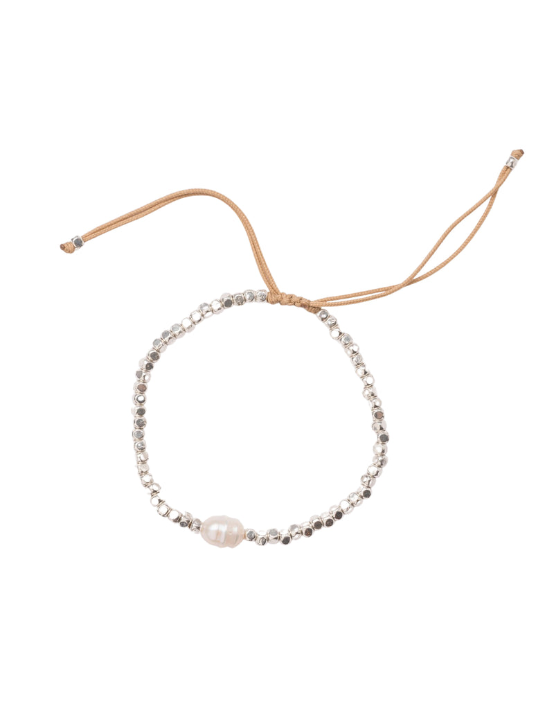 Mocha Love Knot Samantha Bracelet- Silver | Mocha Australia