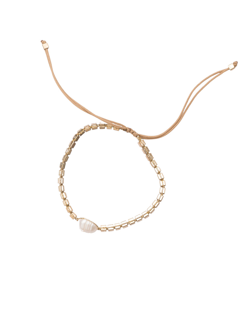 Mocha Love Knot Samantha Bracelet- Gold | Mocha Australia