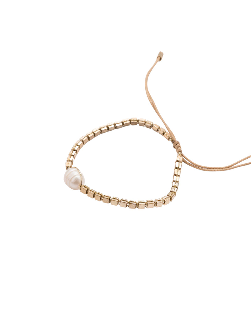 Mocha Love Knot Samantha Bracelet- Gold | Mocha Australia