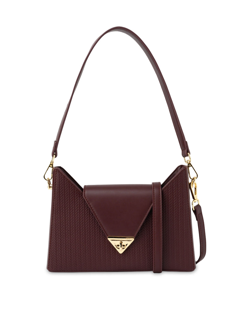 Mocha Tessa Shoulder Bag - Burgundy | Mocha Australia