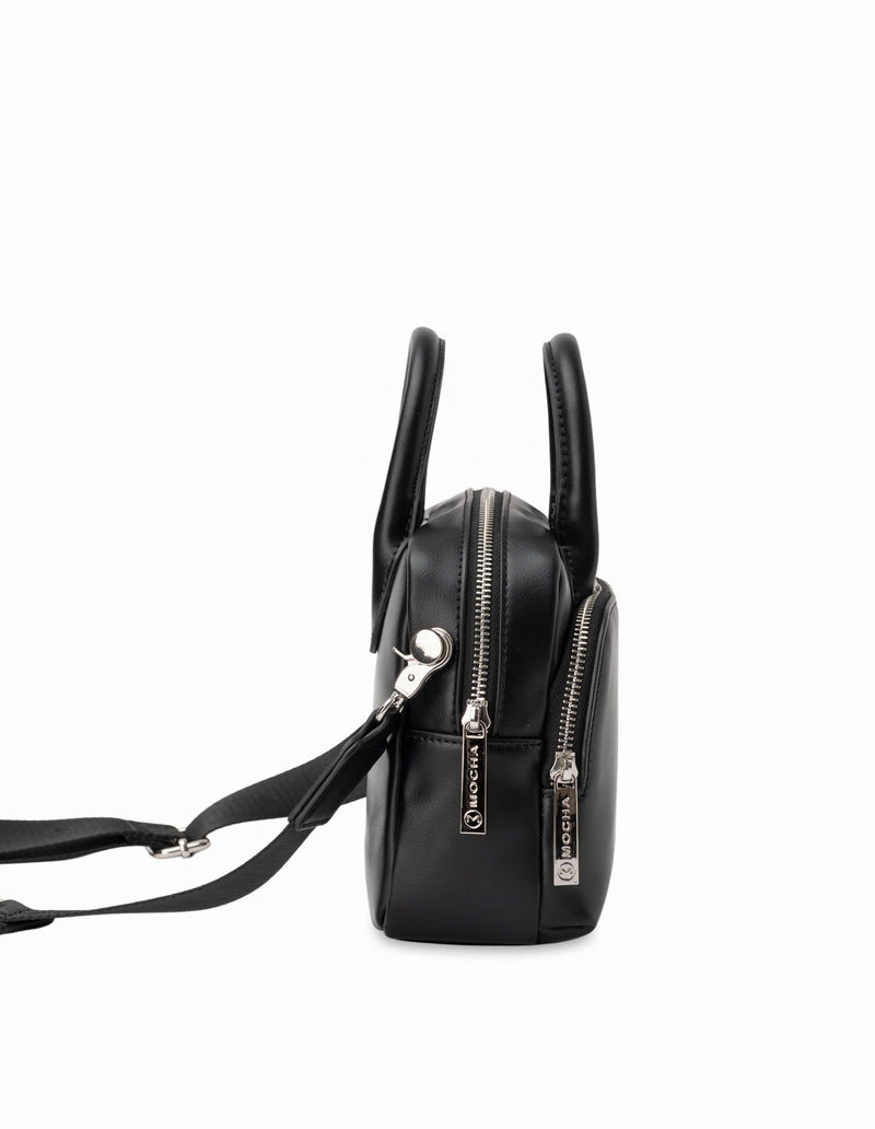 Mocha Medina Jet Set Crossbody- Black | Mocha Australia