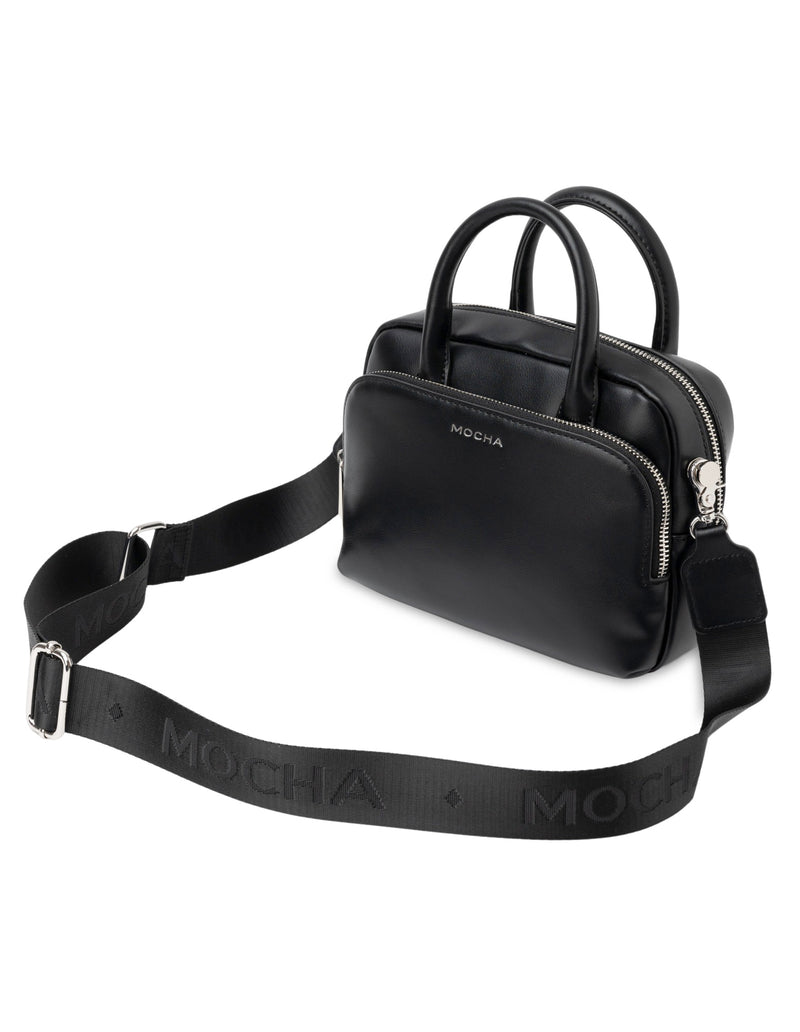 Mocha Medina Jet Set Crossbody- Black | Mocha Australia