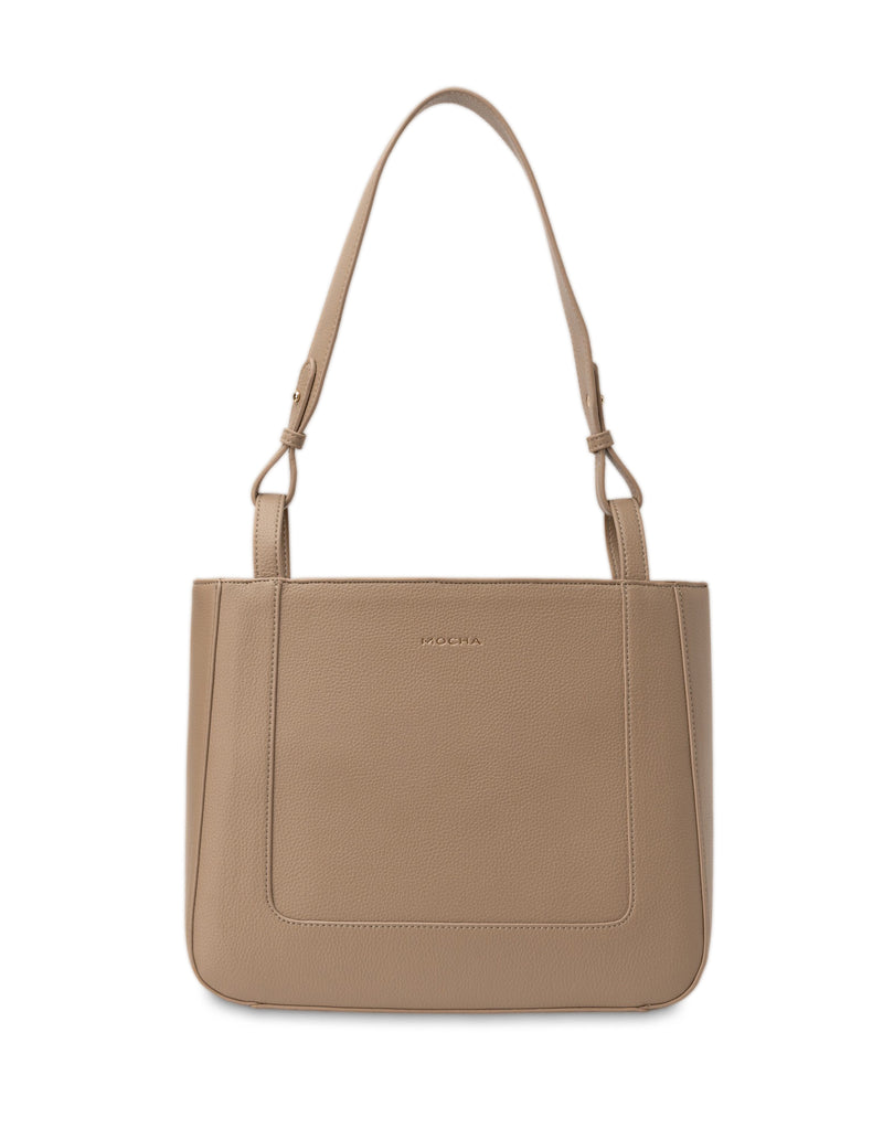 Mocha Hannah Tote Bag- Beige | Mocha Australia