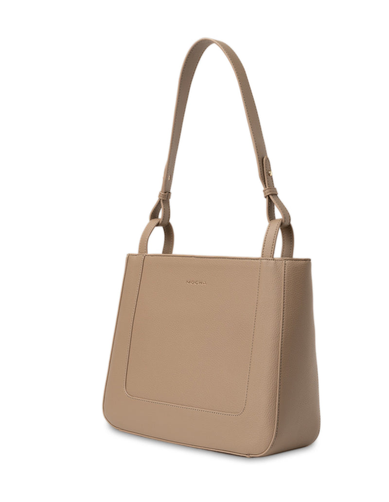 Mocha Hannah Tote Bag- Beige | Mocha Australia
