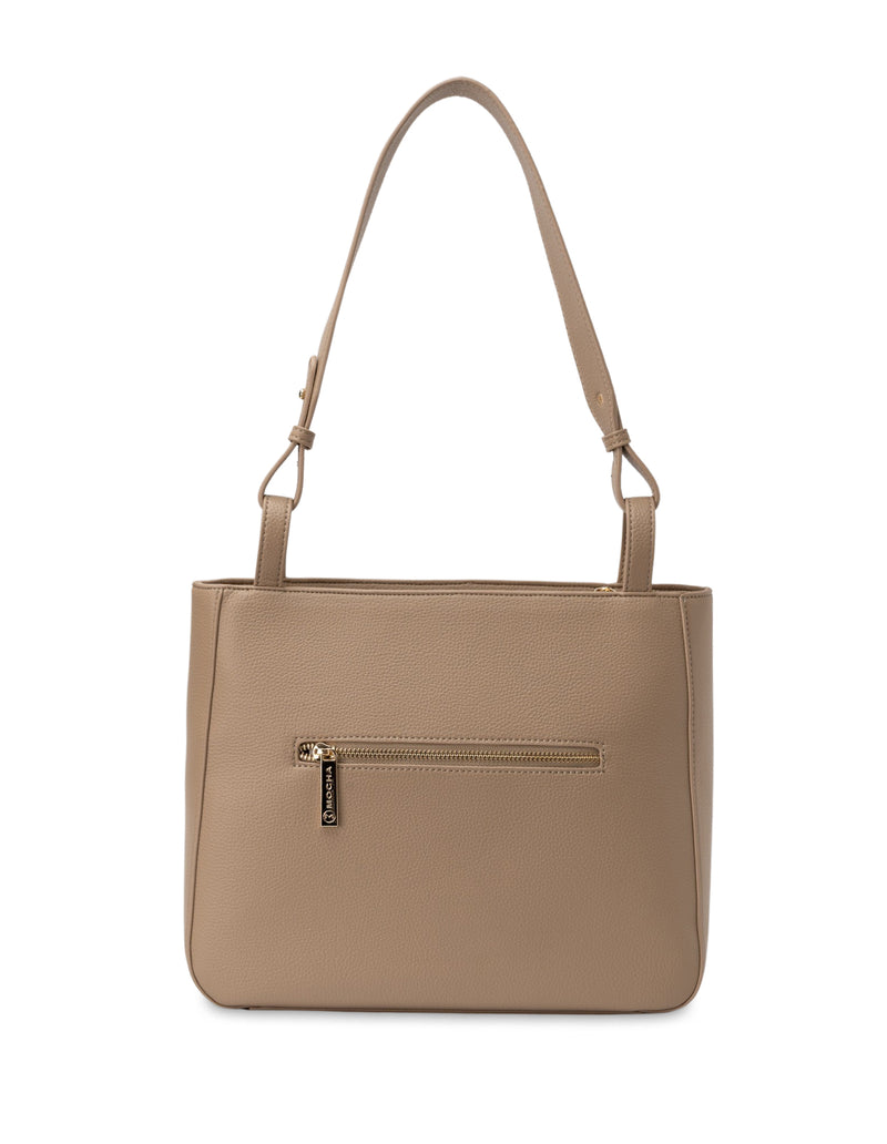 Mocha Hannah Tote Bag- Beige | Mocha Australia