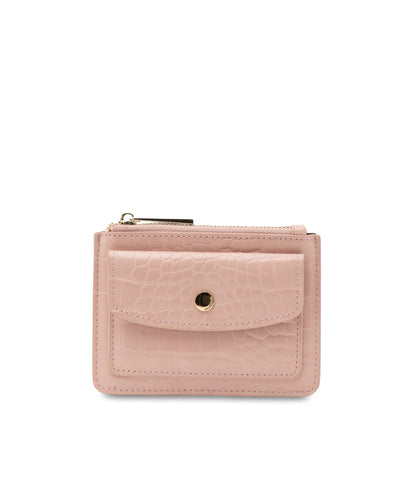 Mocha Go to Croc Coin Card Holder - Pink | Mocha Australia