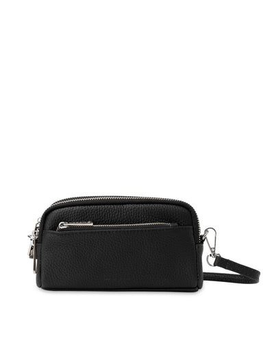 Mocha Aubrey Leather Clutch- Black | Mocha Australia