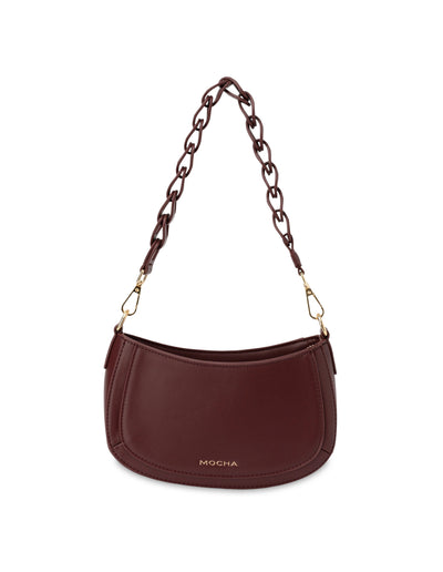 Mocha Avery Shoulder Bag - Burgundy | Mocha Australia