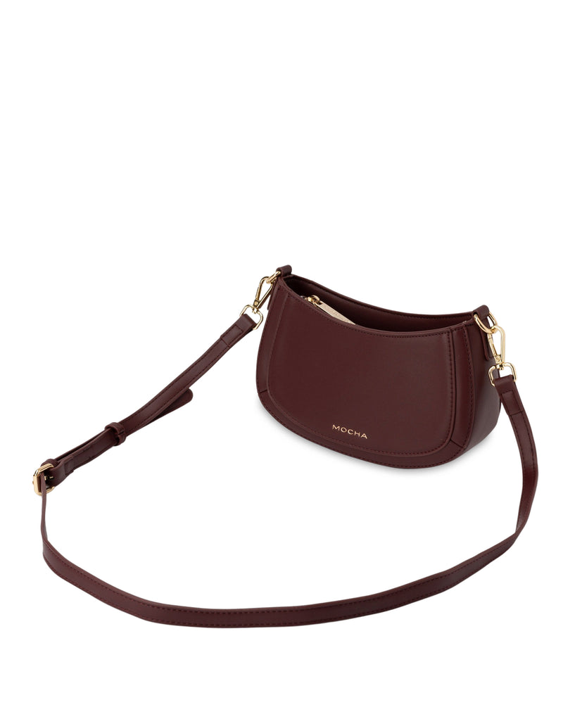 Mocha Avery Shoulder Bag - Burgundy | Mocha Australia