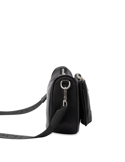 Mocha Ebby Everyday Crossbody- Black/Silver | Mocha Australia