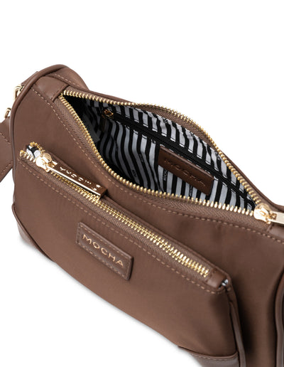 Mocha Ebby Everyday Crossbody - Chocolate | Mocha Australia