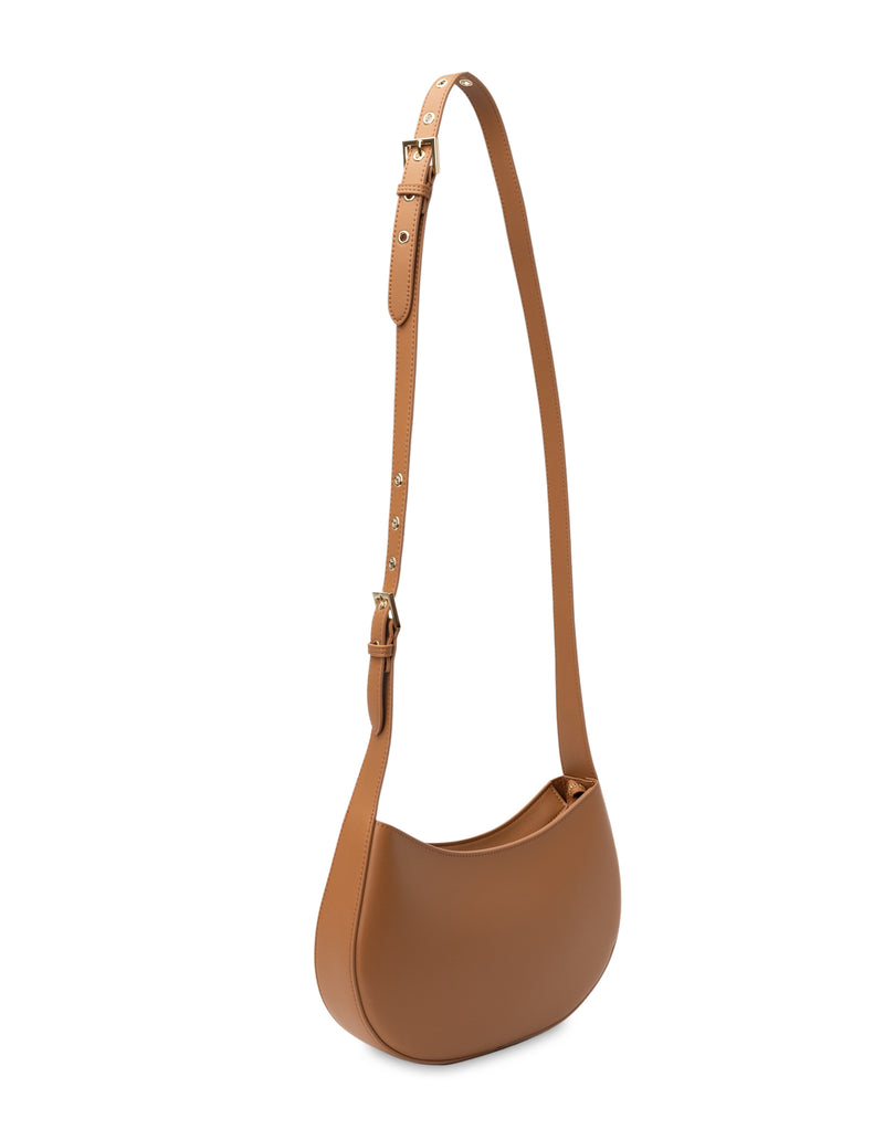 Mocha Eliana Leather Shoulder Bag- Tan | Mocha Australia