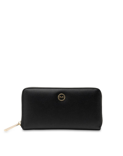 Mocha Charlotte Long Wallet - Black | Mocha Australia