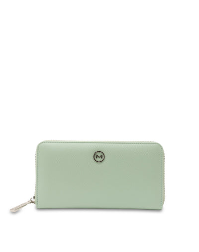 Mocha Charlotte Long Wallet- Mint | Mocha Australia