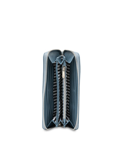 Mocha Charlotte Long Wallet - Blue | Mocha Australia