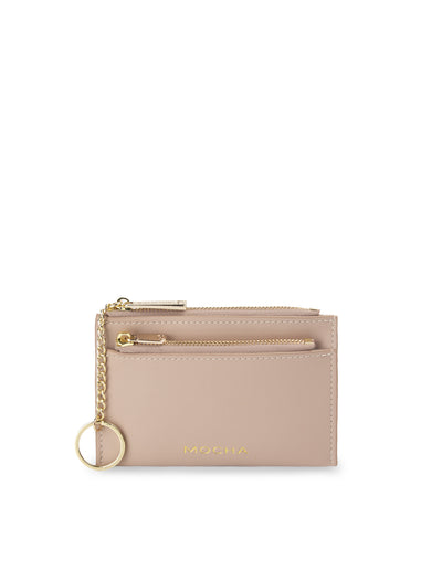 Mocha Lina Coin Card Holder- Nude | Mocha Australia