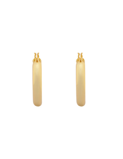 Elly Lou Forever Hoop Earring- Gold | Mocha Australia