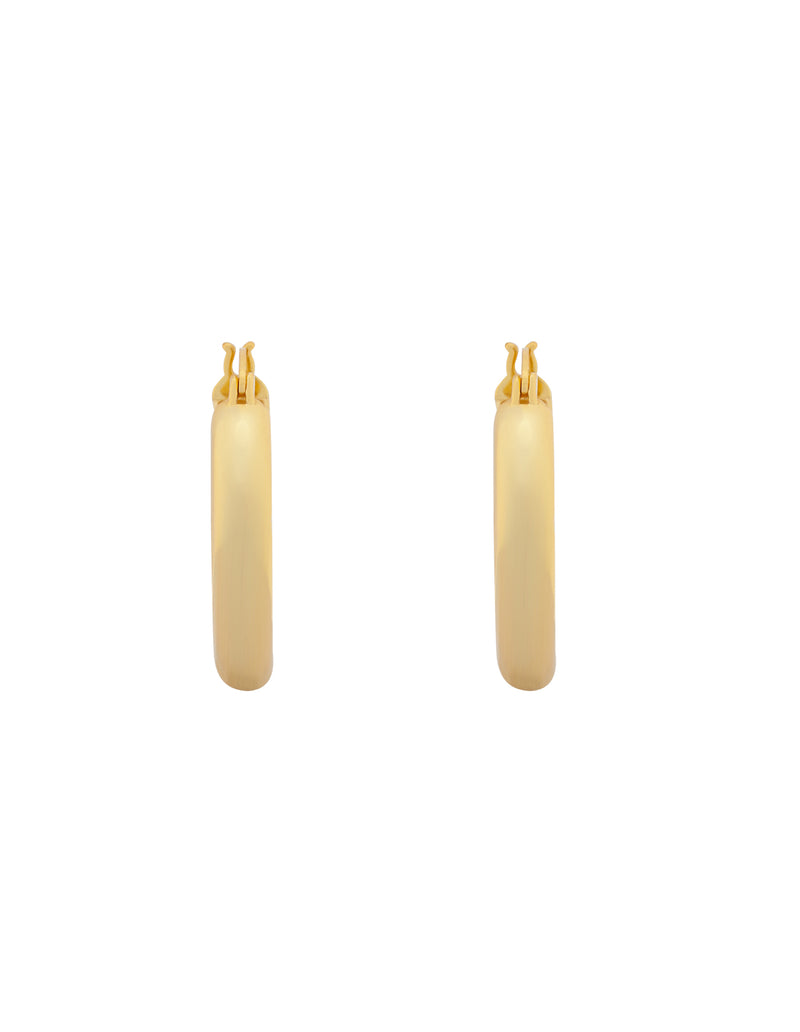 Elly Lou Forever Hoop Earring- Gold | Mocha Australia