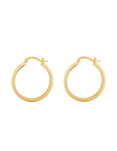 Elly Lou Forever Hoop Earring- Gold | Mocha Australia