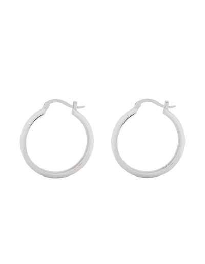 Elly Lou Forever Hoop Earring- Silver | Mocha Australia