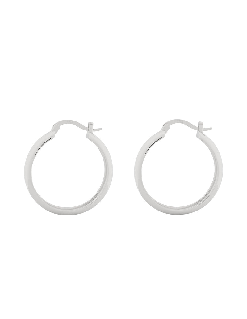 Elly Lou Forever Hoop Earring- Silver | Mocha Australia