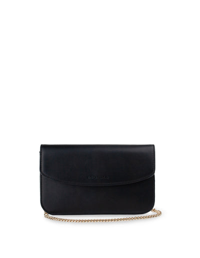 Mocha Donnette Clutch On Chain- Black | Mocha Australia