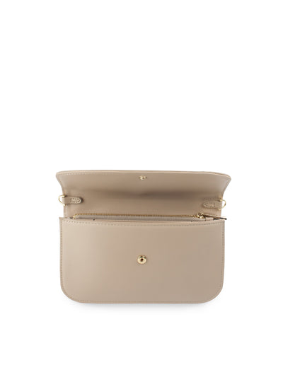 Mocha Donnette Clutch On Chain- Taupe | Mocha Australia