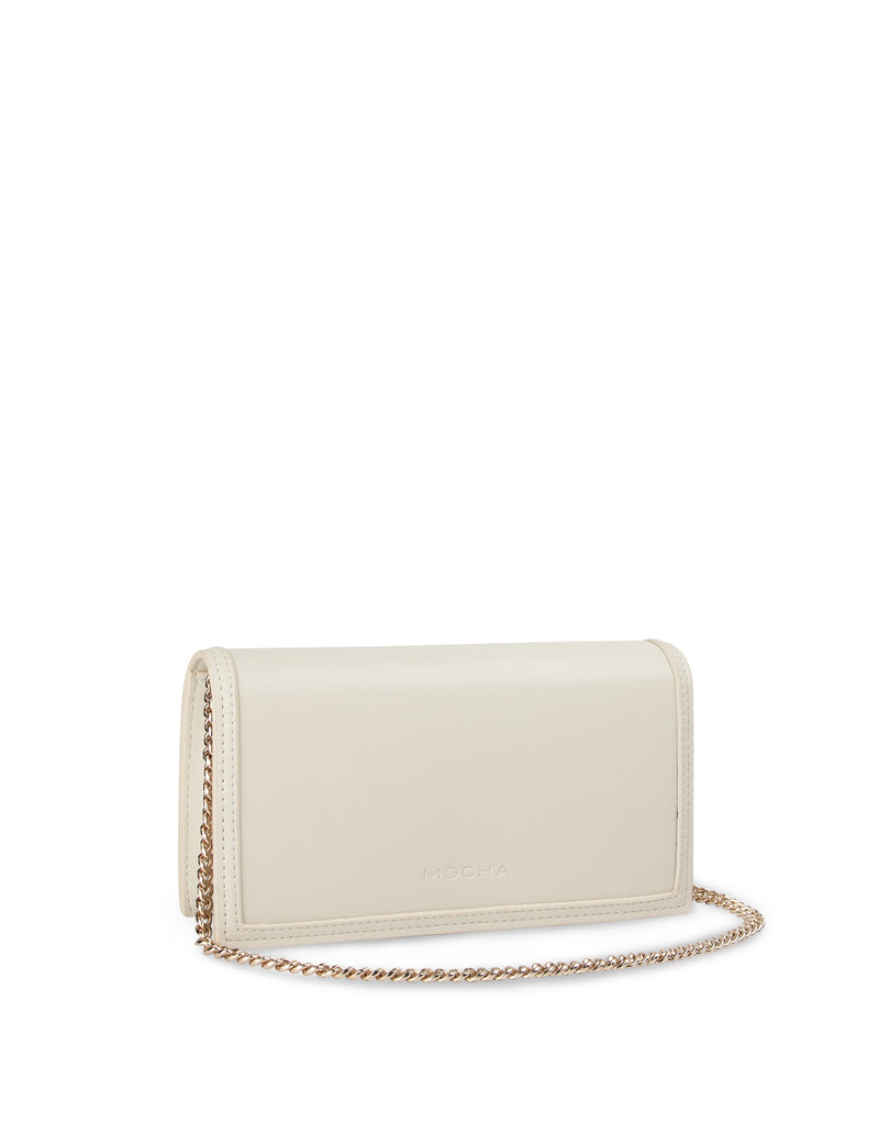 Mocha Emma Chain Crossbody Bag- Cream | Mocha Australia