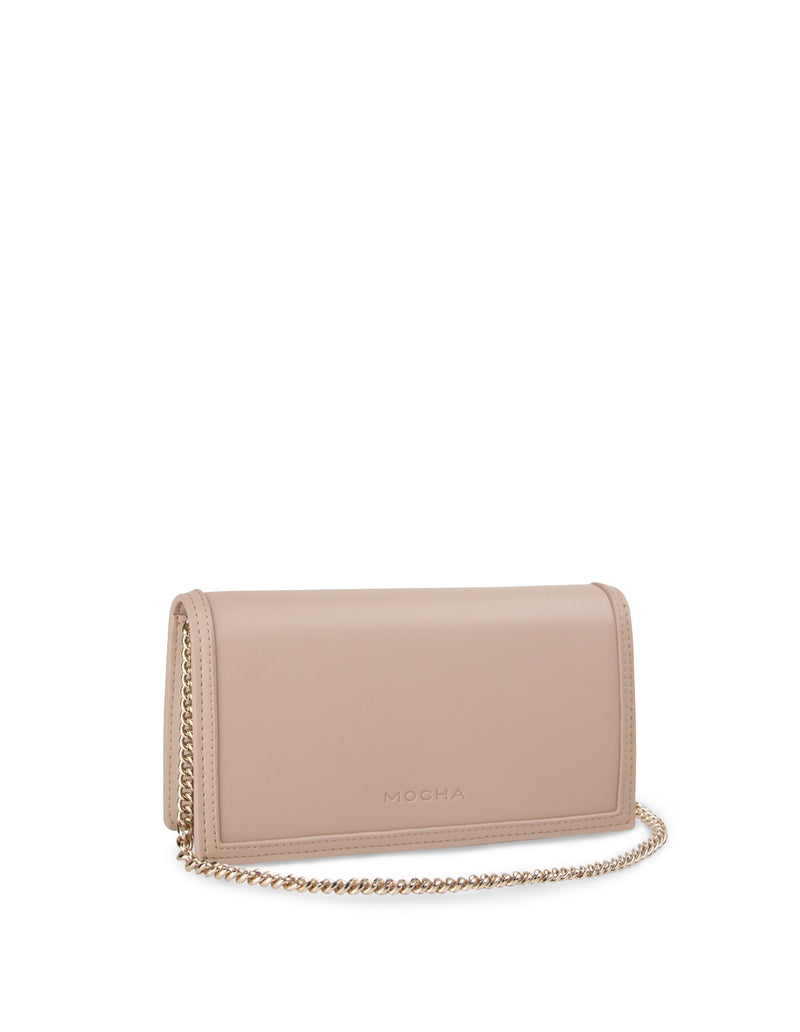 Mocha Emma Chain Crossbody Bag- Nude | Mocha Australia