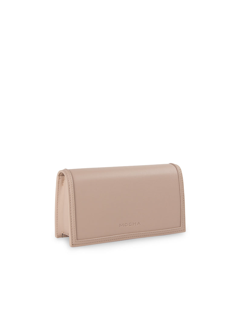 Mocha Emma Chain Crossbody Bag- Nude | Mocha Australia