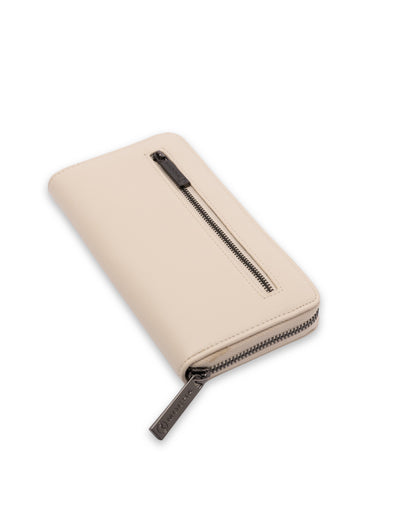 Mocha Elliot Long Wallet- Cream | Mocha Australia