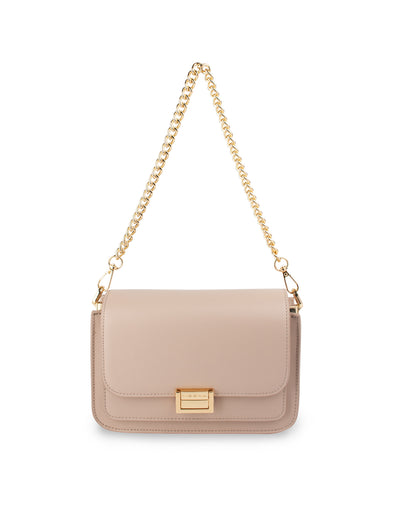 Mocha Hazel Buckle Crossbody w/ Chain- Nude | Mocha Australia