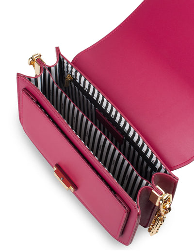 Mocha Hazel Buckle Crossbody w/ Chain- Magenta | Mocha Australia