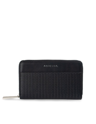 Mocha Tessa Long Wallet- Black | Mocha Australia