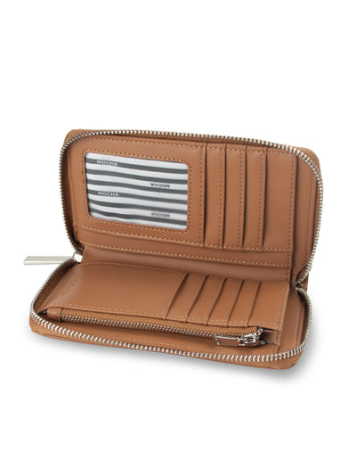 Mocha Tessa Long Wallet- Tan | Mocha Australia