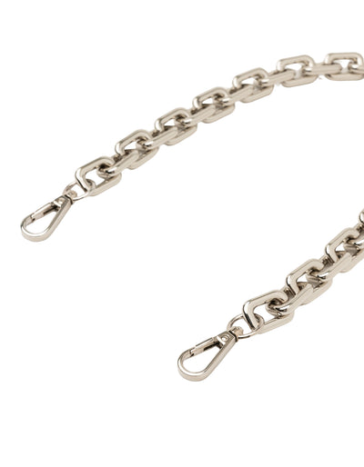 Mocha Chunky Chain Strap - Silver | Mocha Australia