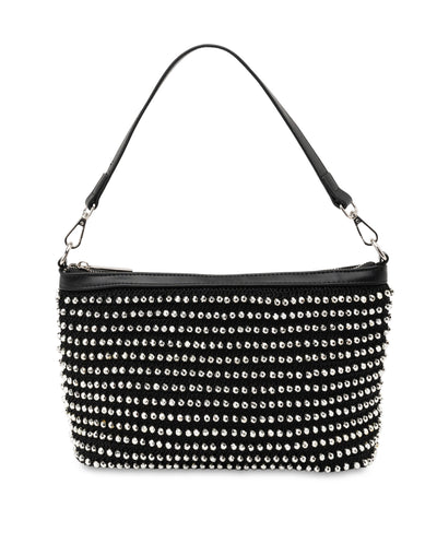 Mocha Christina Beaded Bag - Black/Silver | Mocha Australia