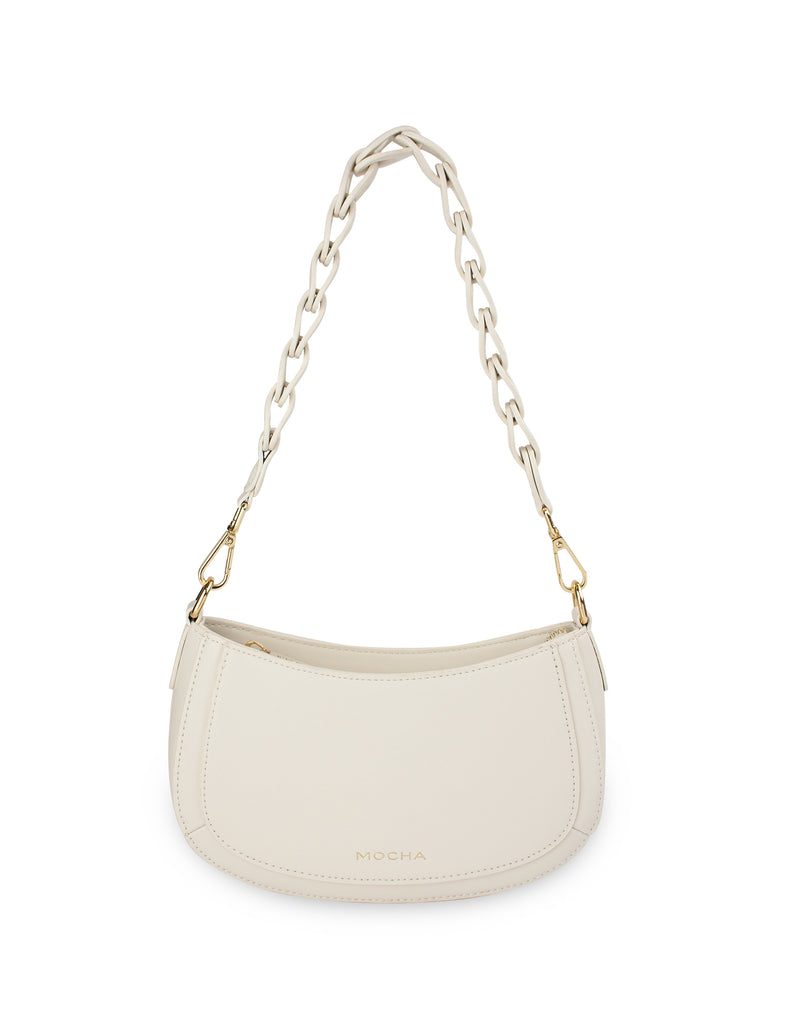 Mocha Avery Shoulder Bag- Cream | Mocha Australia