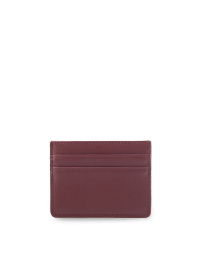 Mocha Avery Simple Card Holder- Burgundy | Mocha Australia