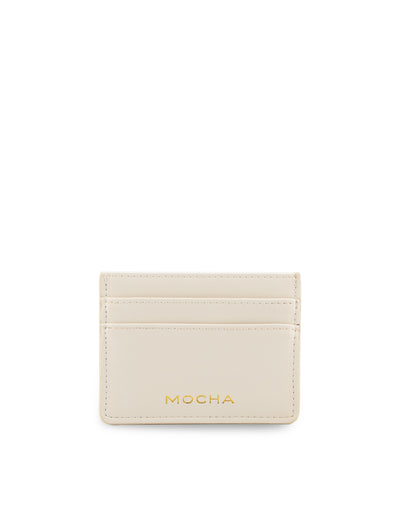 Mocha Avery Simple Card Holder- Cream | Mocha Australia