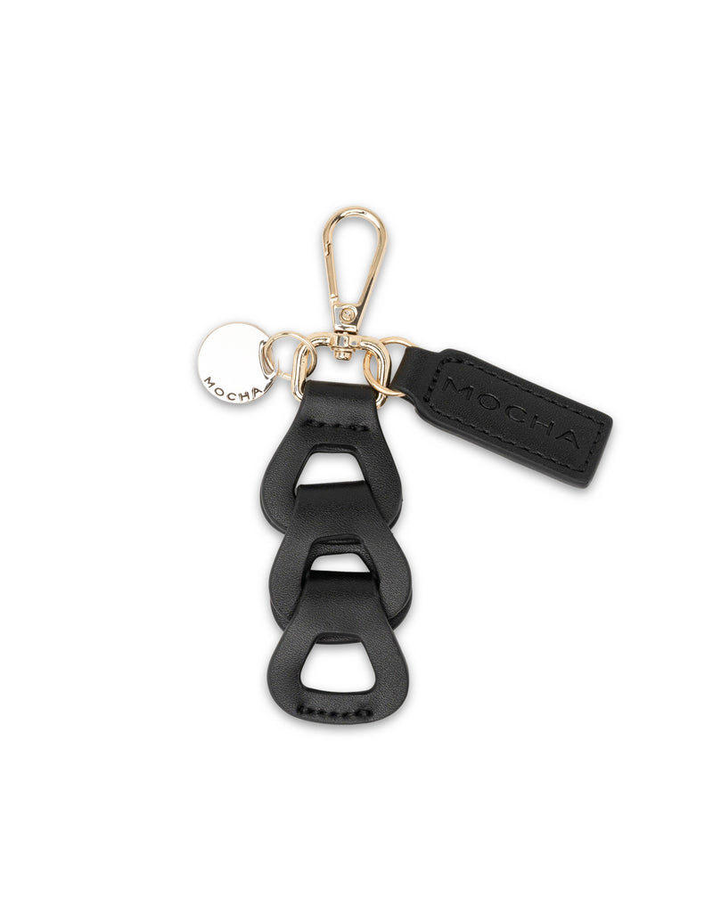 Mocha Avery Loop Keyring- Black | Mocha Australia