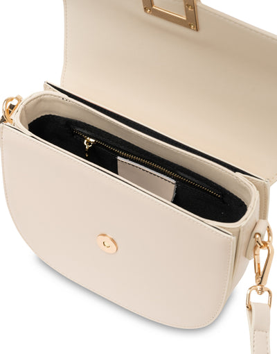 Mocha Victoria Leather Crossbody Bag- White | Mocha Australia