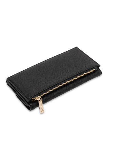 Mocha Sienna Long Wallet- Black | Mocha Australia