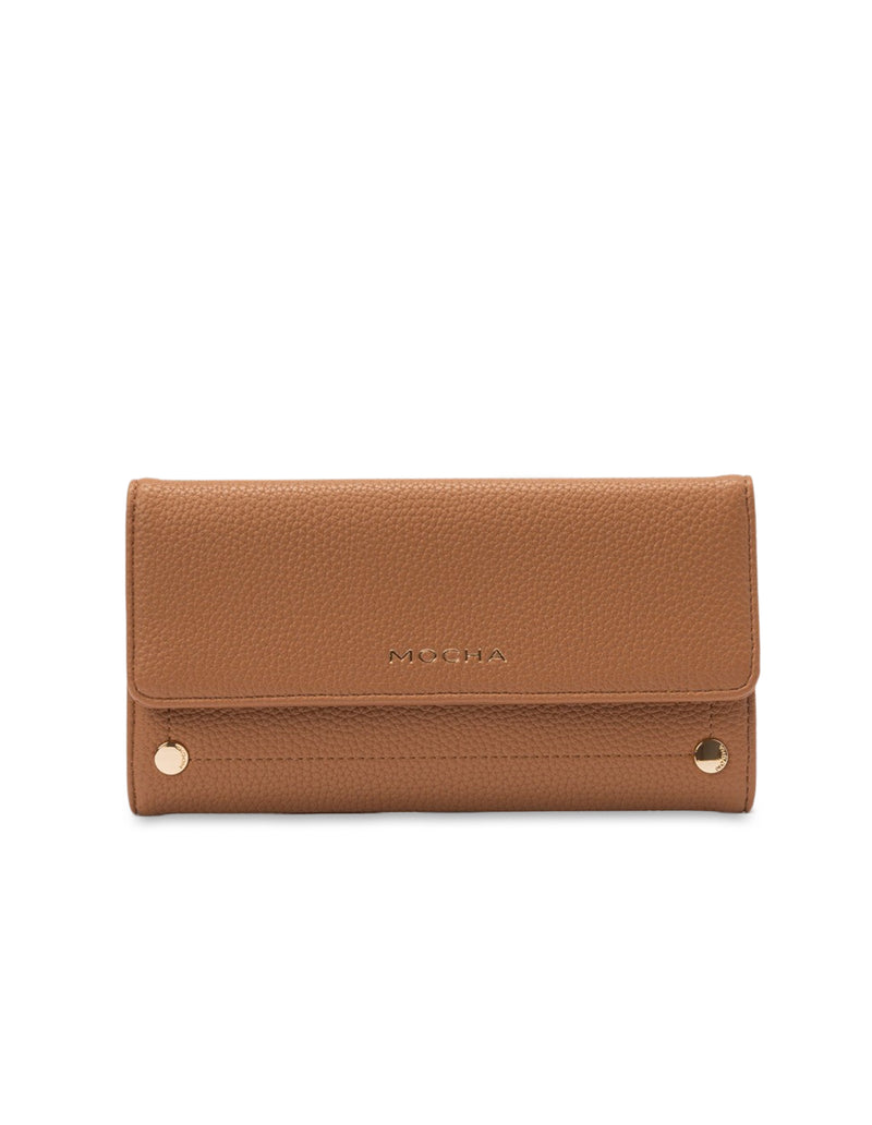 Mocha Sienna Long Wallet- Tan | Mocha Australia