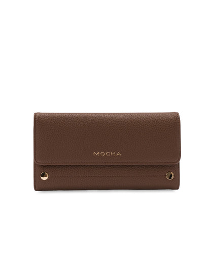 Mocha Sienna Long Wallet- Choc | Mocha Australia