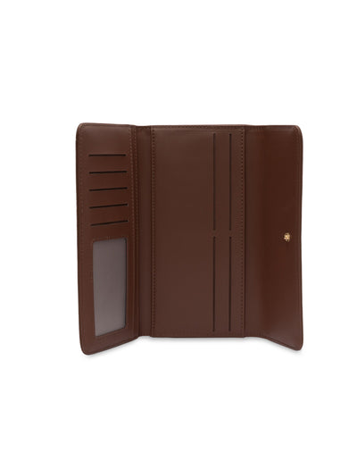 Mocha Sienna Long Wallet- Choc | Mocha Australia