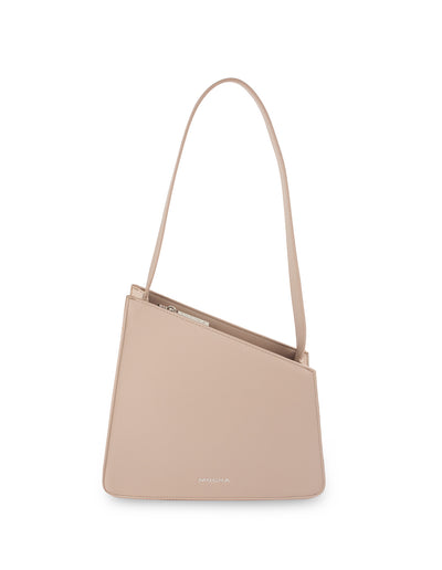 Mocha Eleanor Asymmetrical Shoulder Bag- Nude | Mocha Australia