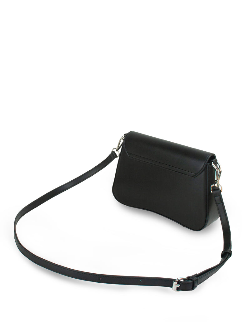 Mocha Zoe Wavy Crossbody Bag- Black | Mocha Australia